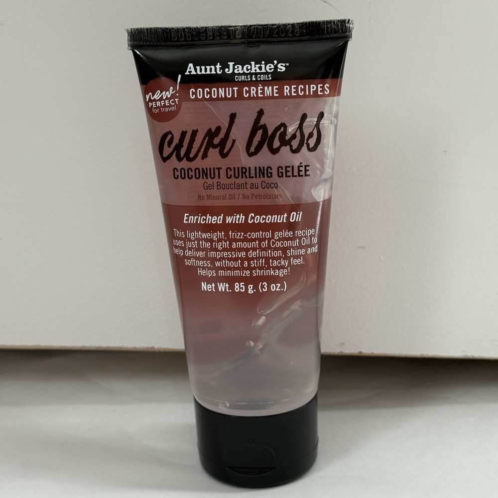 Aunt Jackie's Coils & Curls‎ CURL BOSS COCONUT CURLING GELÉE - 3 oz